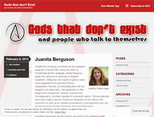 Tablet Screenshot of godsthatdontexist.wordpress.com