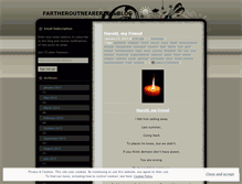 Tablet Screenshot of fartheroutnearerto.wordpress.com