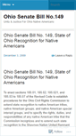 Mobile Screenshot of ohiosenatebill149.wordpress.com