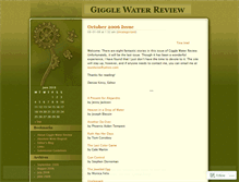 Tablet Screenshot of gigglewaterreview.wordpress.com