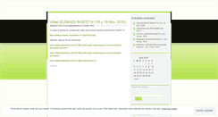 Desktop Screenshot of euskadiinvest.wordpress.com