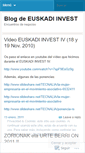 Mobile Screenshot of euskadiinvest.wordpress.com