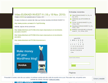 Tablet Screenshot of euskadiinvest.wordpress.com
