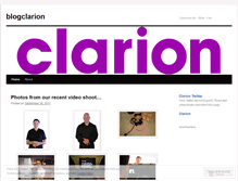 Tablet Screenshot of blogclarion.wordpress.com