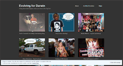 Desktop Screenshot of evolvingfordarwin.wordpress.com