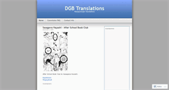 Desktop Screenshot of dgbtranslations.wordpress.com