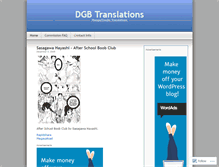 Tablet Screenshot of dgbtranslations.wordpress.com