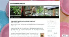 Desktop Screenshot of alisonwhitecreative.wordpress.com