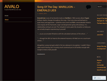 Tablet Screenshot of aivalo.wordpress.com