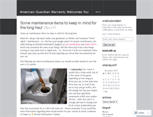 Tablet Screenshot of americanguardianwarranty.wordpress.com