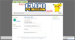 Desktop Screenshot of iceysclubpenguinguide.wordpress.com
