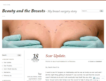 Tablet Screenshot of beautyandthebreasts.wordpress.com