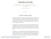 Tablet Screenshot of michealjacob.wordpress.com