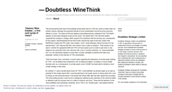 Desktop Screenshot of doubtlesswinebusiness.wordpress.com