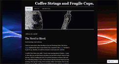 Desktop Screenshot of cupsandstrings.wordpress.com