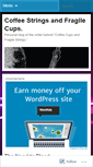 Mobile Screenshot of cupsandstrings.wordpress.com
