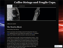 Tablet Screenshot of cupsandstrings.wordpress.com