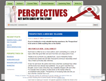 Tablet Screenshot of getperspectives.wordpress.com