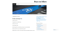 Desktop Screenshot of boysonbikes.wordpress.com
