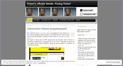 Desktop Screenshot of koningrebert.wordpress.com