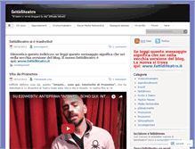 Tablet Screenshot of fattiditeatro.wordpress.com