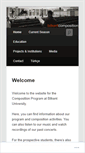 Mobile Screenshot of bilkentcomposition.wordpress.com