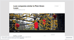 Desktop Screenshot of othercompanieslikegreatplainslending45.wordpress.com