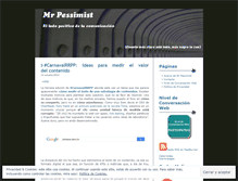 Tablet Screenshot of mrpessimist.wordpress.com