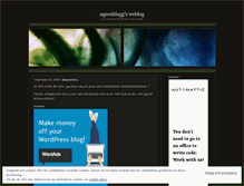Tablet Screenshot of agnesblogg.wordpress.com