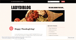 Desktop Screenshot of ladydiblog.wordpress.com