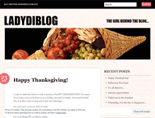 Tablet Screenshot of ladydiblog.wordpress.com