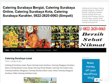 Tablet Screenshot of cateringsurabayalezat.wordpress.com