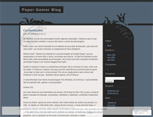 Tablet Screenshot of papergamer.wordpress.com