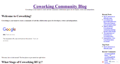 Desktop Screenshot of coworking.wordpress.com
