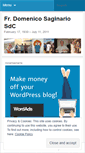 Mobile Screenshot of frdomenicosaginario.wordpress.com