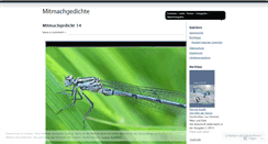 Desktop Screenshot of mitmachgedichte.wordpress.com