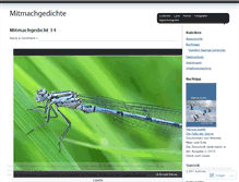 Tablet Screenshot of mitmachgedichte.wordpress.com