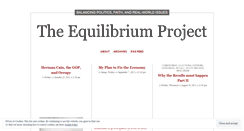 Desktop Screenshot of eqprojectblog.wordpress.com