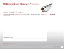 Tablet Screenshot of mibdauphine.wordpress.com