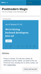 Mobile Screenshot of pomomagic.wordpress.com