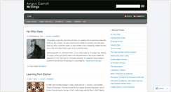 Desktop Screenshot of anguscarroll.wordpress.com