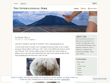 Tablet Screenshot of internationaljerk.wordpress.com