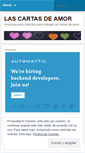 Mobile Screenshot of cartadeamor.wordpress.com
