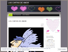 Tablet Screenshot of cartadeamor.wordpress.com