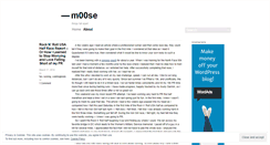 Desktop Screenshot of m00se.wordpress.com