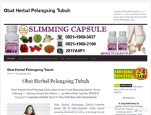 Tablet Screenshot of obatherbalpelangsingtubuhpsb.wordpress.com