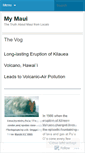 Mobile Screenshot of mymaui.wordpress.com
