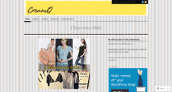 Desktop Screenshot of creamq.wordpress.com