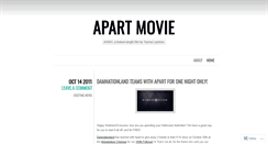 Desktop Screenshot of apartmovie.wordpress.com