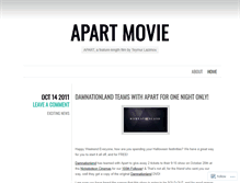 Tablet Screenshot of apartmovie.wordpress.com